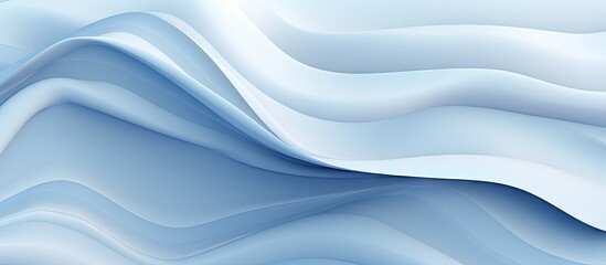 Obraz premium Smooth blue wave background texture