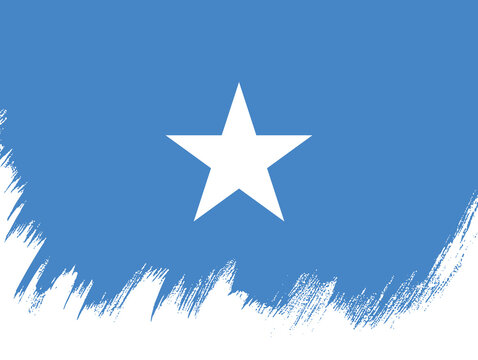 Flag of Somalia vector illustration