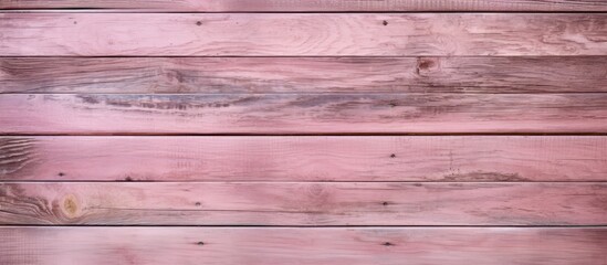 Obraz premium A wooden wall painted red in close-up