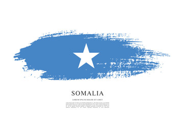Flag of Somalia vector illustration