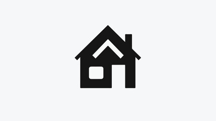 Fototapeta na wymiar House icon or logo isolated sign symbol vector illustration