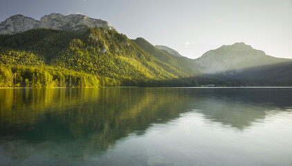 Vorderer Langbathsee, Höllengebirge, Salzkammergut, Oberösterreich, Österreich