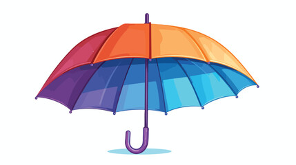 Isolated happy umbrella cartoon Vector illustration