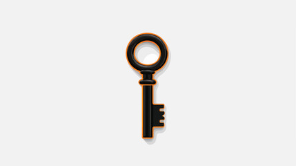 Key icon isolated sign symbol vector illustration 