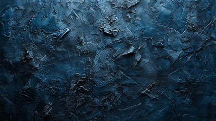 Obraz premium A deep navy and black textured design background evoking a toned rough concrete surface for creative projects