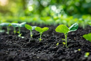 Carbon-capturing sustainable agriculture methods to mitigate climate change. Concept Regenerative Agriculture, Carbon Sequestration, Climate Smart Farming, Sustainable Land Management, Agroforestry