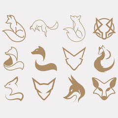 collection of fox logos