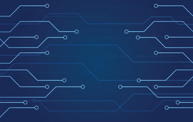 abstract blue background technology pattern texture vector futuristic circuit design template