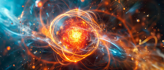 Protons neutrons core