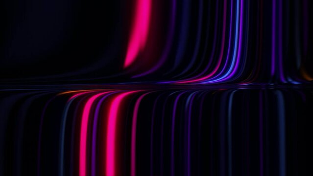 Abstract technology abstract background with lines for network, big data, data center, server, internet, speed, high technology. Motion graphic 4K seamless loop. 3D render	