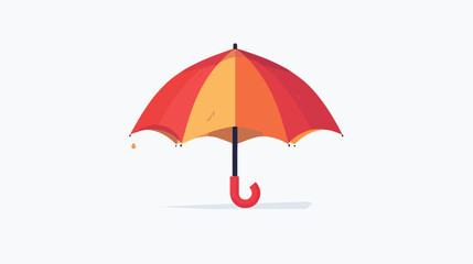 Umbrella icon in trendy flat design flat vector isolated