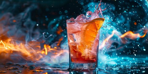 A popular drink with ice - obrazy, fototapety, plakaty