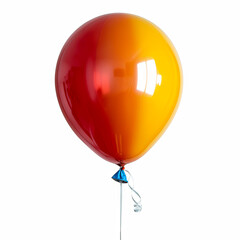 Bright ballon isolated on the white background