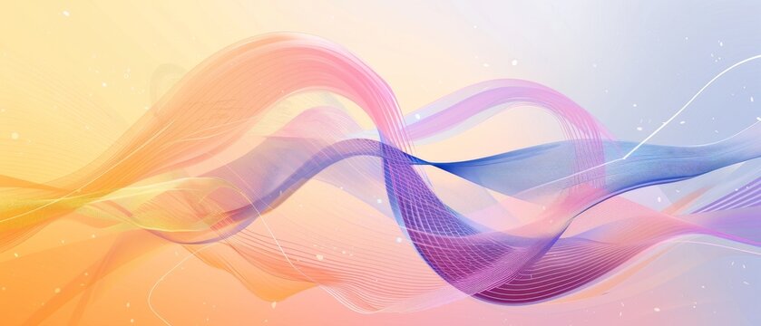 An abstract representation of an online document management system, with flowing lines and airy spaces that convey simplicity and intuitive user experience