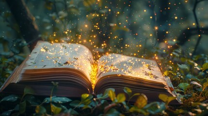 Enchanted pages bursting with stardust stories, inviting readers into fantastical worlds