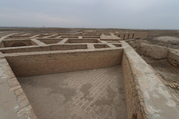the house of the prophet of god , abraham, may god bless him and grant him peace in ur in Iraq