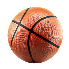 basketball ball isolated on a transparent background 
