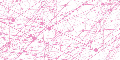 Abstract technology connection network of particles and lines. Global network Futuristic grid artificial intelligence connections. Creative blue polygonal technology futuristic idea.