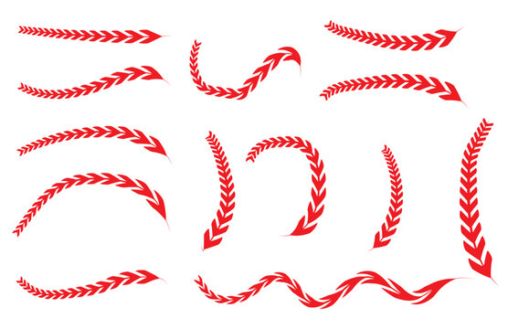 Baseball Stitches icon vector set. Baseball illustration sign collection. Sport symbol or logo. eps10