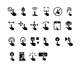 Hand Gesture icons pack