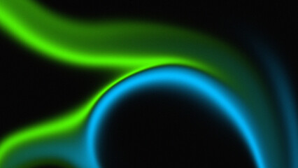 Black, blue, and green grainy noise texture gradient background