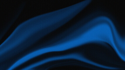 Black and blue grainy noise texture gradient background