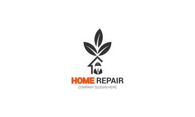 Home Repair construction logo icon vector Art Illustration