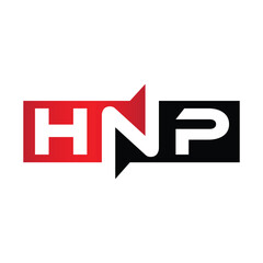 HNP Monogram Initial Letters Logo