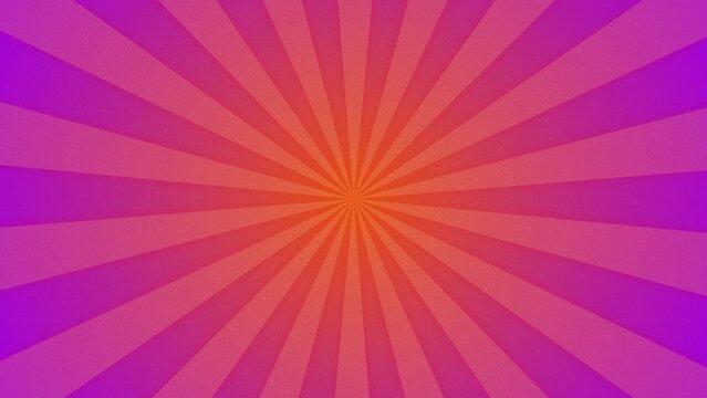 sunburst rays animated spin rotation stripes background texture design purple orange colourful colorful festival loop