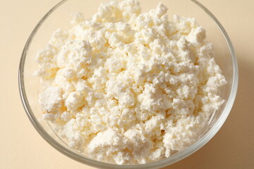 Сottage cheese in a plate 