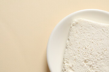 Сottage cheese in a plate 
