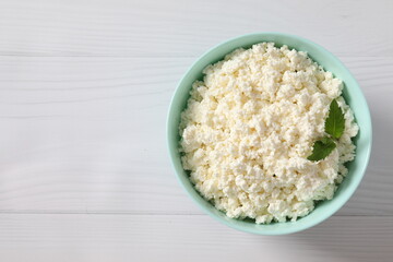 Сottage cheese in a plate 