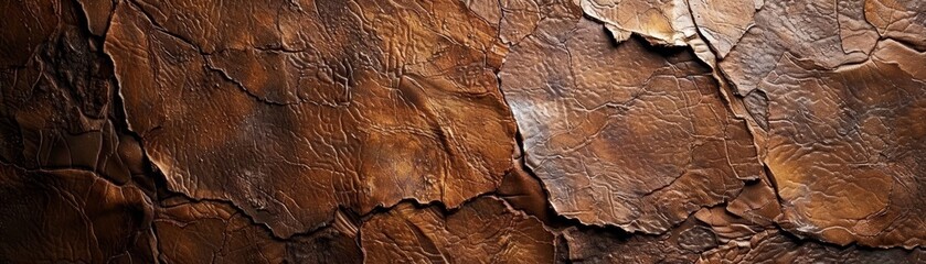 Old brown rustic leather texture 
