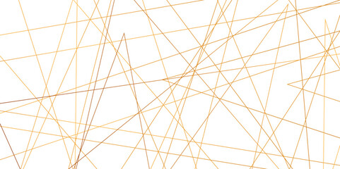 Abstract luxury seamless premium shiny golden random chaotic square and triangle lines on transparent background. Vector, illustration