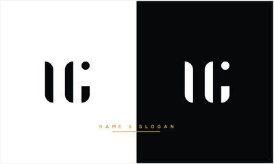 UG, GU, U, G, Abstract letters Logo Monogram © art.creater786