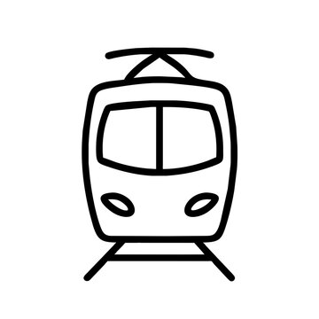 recommend clip art: Zug / Tram Frontansicht 