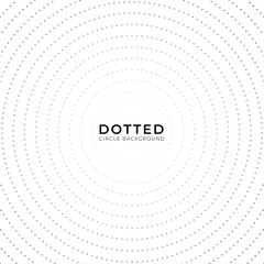 New Dotted circle background illustration