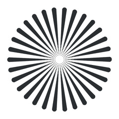 Abstract circle dotted Mandala illustration