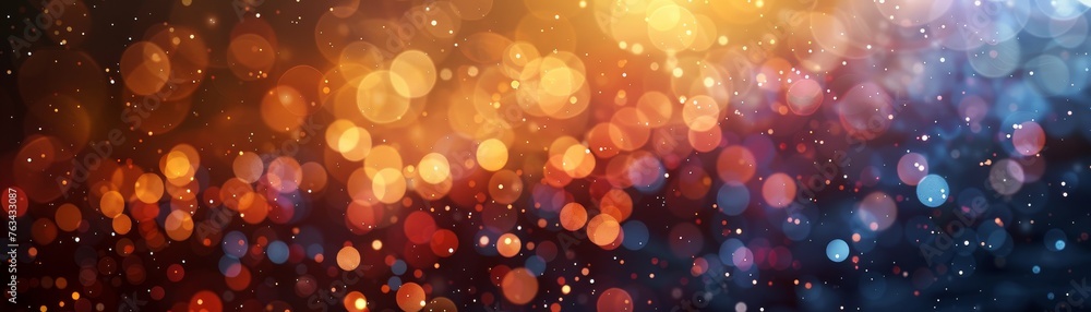 Aufkleber sparkling sparklers and bokeh lights in the background