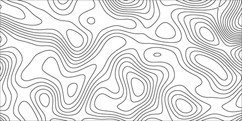 Fototapeta na wymiar Topographic map background with geographic line map with elevation assignments.Modern design with White topographic wavy pattern design. Paper Texture Imitation of a Geographical map shades .