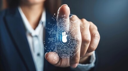 Enhanced security and identification  fingerprint scanning in business, banking, and finance