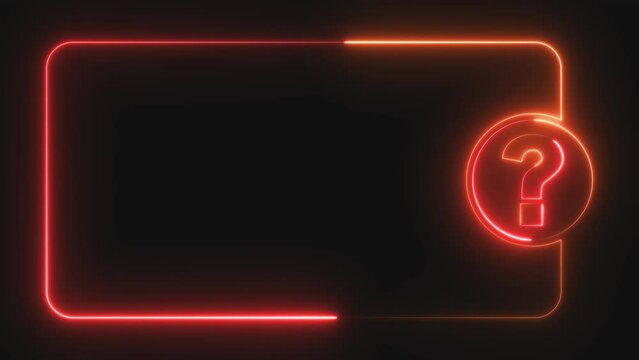 Question Mark frame Motion Element transparent background animation .This engaging animation adds depth and intrigue to your visuals, captivating audiences and sparking curiosity.	