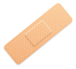 Aid plaster strip. Medical bandage. Realistic beige tape