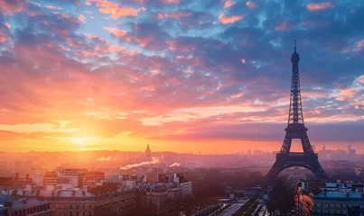 Tuinposter Sunrise in Paris © Annika