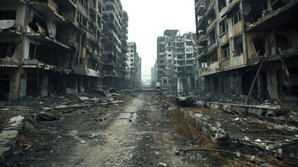 Postapocalyptic city