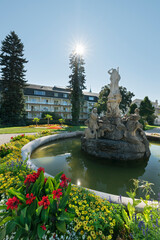 Udinebrunnen, Kurpark, At The Park Hotel, Baden bei Wien, Niederösterreich, Österreich