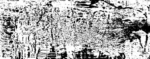 Scratched Grunge Urban Background Texture Vector. Dust Overlay Distress Grainy Grungy Effect. Distressed Backdrop Vector Illustration. Isolated Black on White Background. EPS 10.
