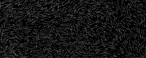 Snow, stars, twinkling lights, rain drops on black background. Abstract vector noise. Small particles of debris and dust. Distressed uneven grunge texture overlay.