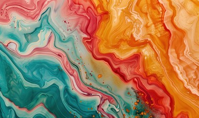 Multiple Color Radium Marbel Background