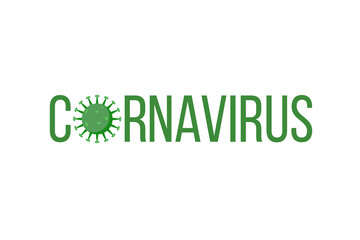 Coronavirus disease COVID-19 medical with typography and copy space. New official name of coronavirus disease COVID-19, pandemic risk background vector illustration